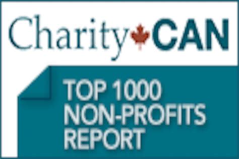 top charities in canada|Canada's top 100 non.